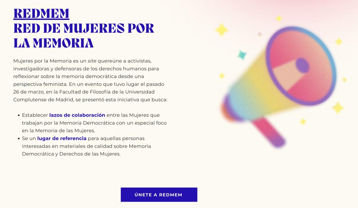 Red de Mujeres por la Memoria y la Democracia (REDMEM) - Evento de inauguración